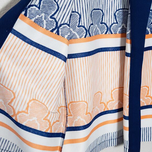 Sears Women's Cardigan Eclectic Grandpa Retro 70s Pattern Knit Open Front Size M - Picture 6 of 7